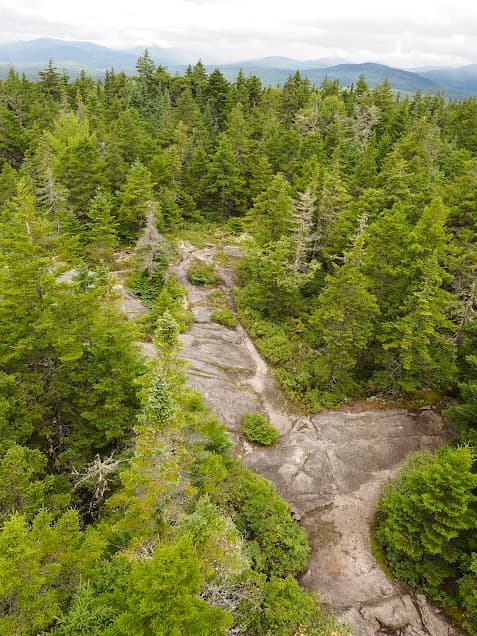 Hiking to Bald Mountain near Rangeley, Maine.