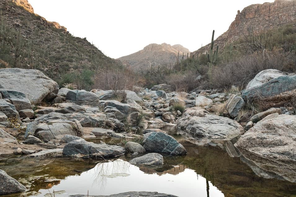 Bear Creek along the hiking trail to Seven Falls, Arizona.