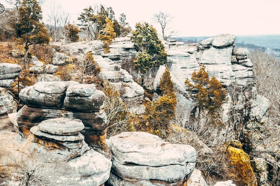 Garden of the gods in Shawnee National Forest