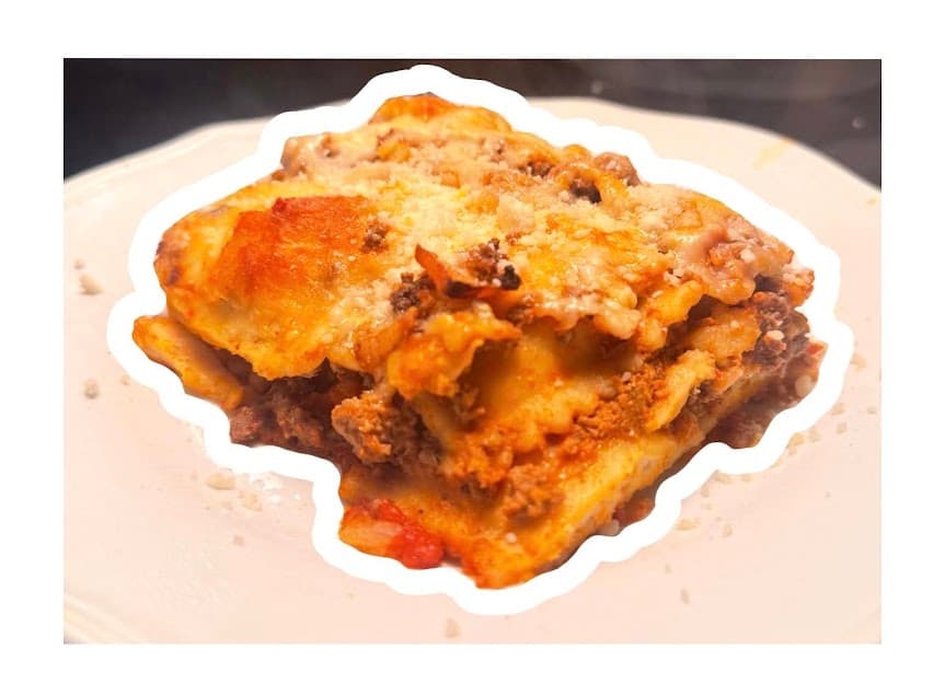 Pronghorn antelope ravioli bake