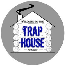 cover art for trap house podcast.