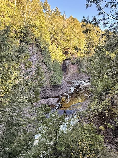Part of the gorge on the Black River in Michigan's UP