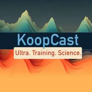 cover art for the KoopCast running podcast.