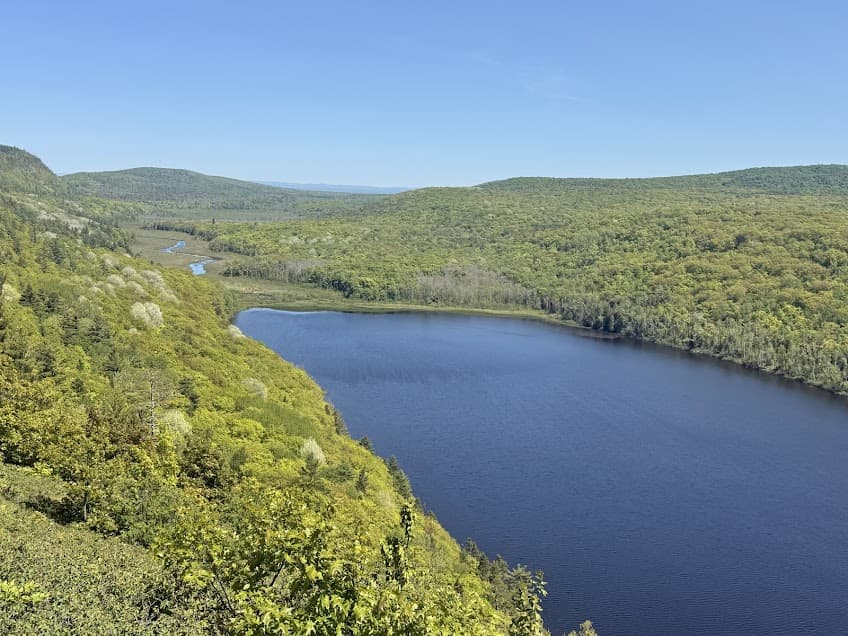 Lake of the Clouds, Michigan's Porcupine Mountains.