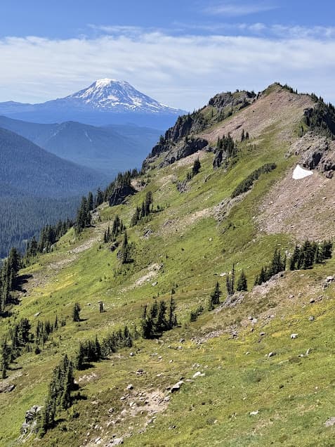 Mt Adams in the Goat Rocks Wilderness