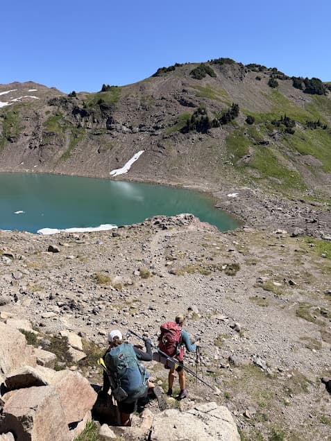 Goat Lake from above